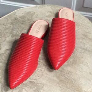 💕 Rachel Zoe Orange slides Sz 8.5